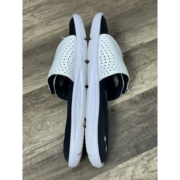 Under Armour UA Ignite VI Slide Sandal Color Black / White Size 8 M US Sporty main image 8